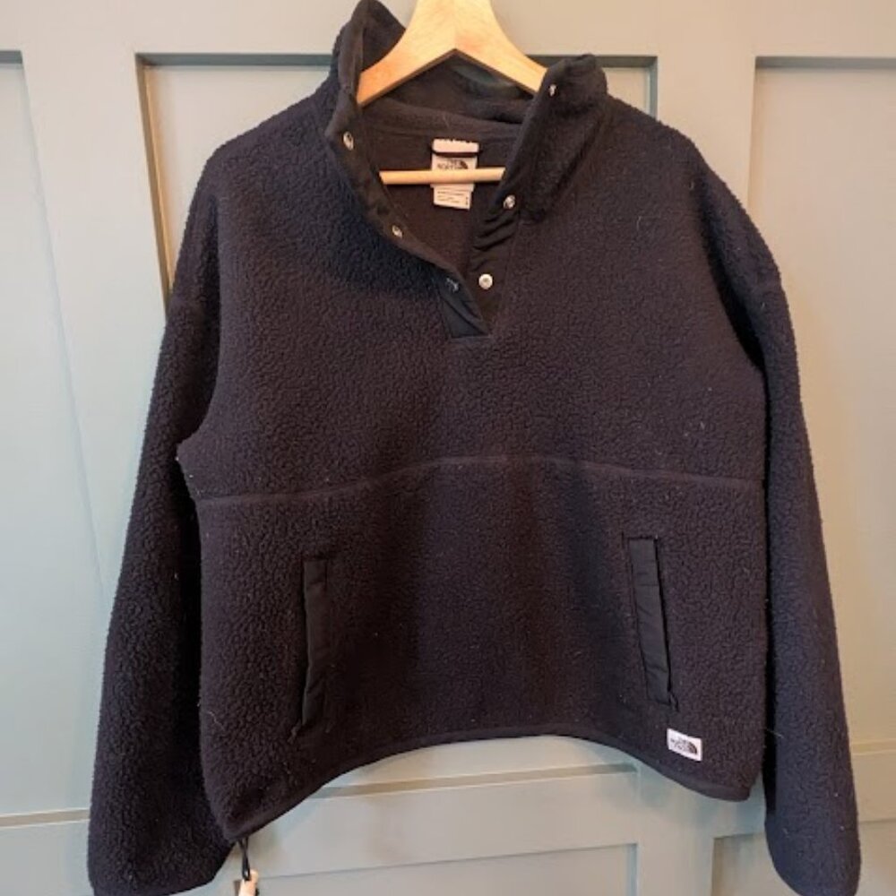 The North Face Black 3/4 Fleece Medium